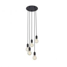 Sky pendant lampa wisząca czarna 5x60W E27 230V